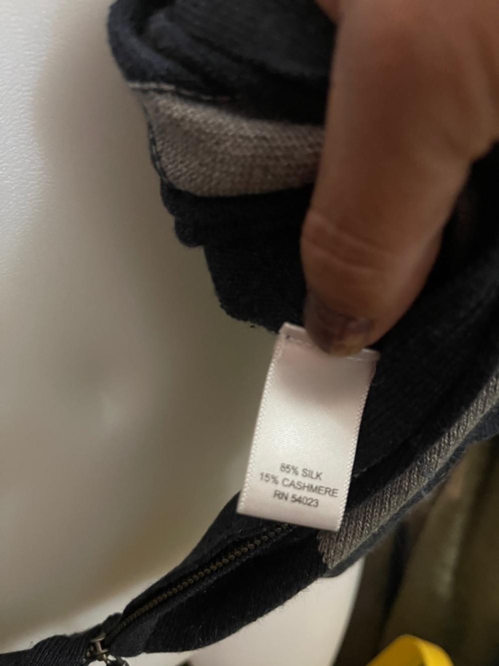 Banana Republic silk cashmere blend zip up cardigan Small - Picture 7 of 7